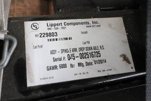 lot 8 image: New Fish House Axle 6000#