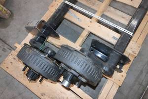 lot 13 image: (2) 3500# Trailer Axles - 5 Bolt