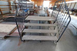 lot 124 image: Metal Treated Steps