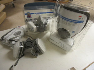 3M TEKK FULL FACE PAINT PROJECT RESPIRATOR, 3M TEKK MOLD, LEAD PAINT RESPIRATOR - NEW, MORE