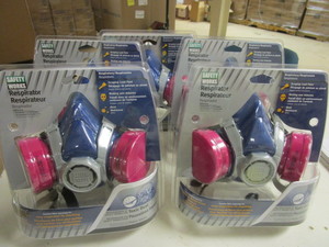 SAFETY WORKS HALF MASK RESPIRATORS - NEW, P100