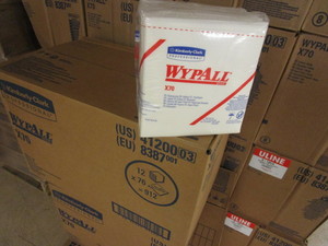 KIMBERLY-CLARK WYPALL X70 CLOTHS - BULK CASES