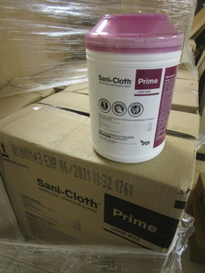 SANI-CLOTH GERMICIDAL DISPOSABLE WIPES, LARGE  - BULK CASES