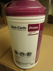SANI-CLOTH GERMICIDAL DISPOSABLE WIPES, EXTRA LARGE  - BULK CASES