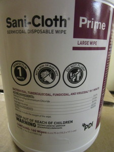 SANI-CLOTH GERMICIDAL DISPOSABLE WIPES, LARGE  - BULK CASES