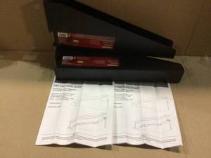 Slat Wall and Track Shelf Bracket by Husky Customer Returns See Pictures