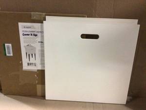 Utilatop White Laundry Tub Top Cover by MUSTEE Customer Returns See Pictures