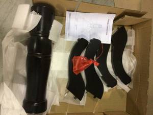 Black Dining Pedestal - T46-30p - No Table Top Only Pedestal Customer Returns See Pictures