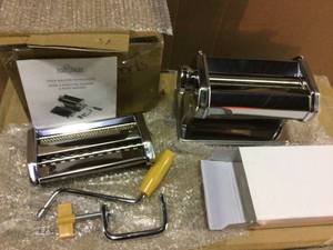 Stainless Steel Pasta Machine by Fox Run Customer Returns See Pictures