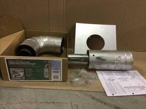 3 in. x 5 in. Horizontal Stainless Steel Concentric Termination Vent Kit for Mid Efficiency Tankless Gas Water Heaters Customer Returns See Pictures Customer Returns See Pictures