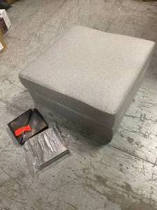 Ashley Furniture Ashlor Nuvella - Slate Oversized Accent Ottoman Customer Returns See Pictures