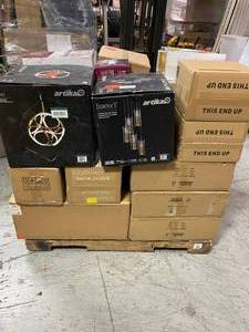 Pallet of 24 Pieces of assorted and Mixed Lighting Customer Returns See Pictures