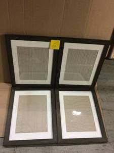 Museum 14 in. x 18 in. Matted to 11 in. x 14 in. Gray Picture Frame (Set of 2)&nbsp&nbspCustomer Returns See Pictures&nbsp
