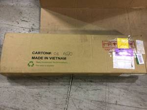 Unfinished Solid Wood Counter Table&nbsp&nbspCustomer Returns See Pictures&nbsp