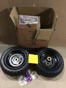 10 in. No Flat Replacement Tire for Gorilla Carts (2-Pack) by GORILLA CARTS&nbspCustomer Returns See Pictures&nbsp