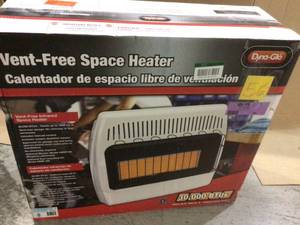 30,000 BTU Natural Gas Infrared Natural Gas Wall Heater by Dyna-Glo&nbsp&nbspCustomer Returns See Pictures&nbsp