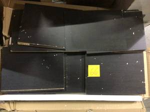 Black 3-Tier Wood Storage Shelf by IRIS&nbsp&nbspCustomer Returns See Pictures&nbsp
