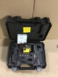 12-Volt MAX Lithium-Ion 100 ft. Red Self-Leveling 5-Spot Line Laser Level with (4) AA Batteries &amp TSTAK Case by DEWALT&nbsp&nbspCustomer Returns See Pictures&nbsp