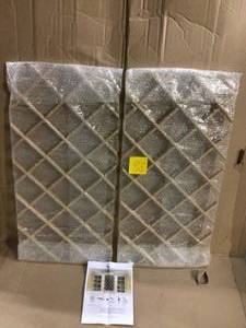 14-Bottle Trimmable Wine Rack Lattice Panel Inserts in Unfinished Solid North American Red Oak&nbsp&nbspCustomer Returns See Pictures&nbsp