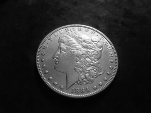 1884 Morgan Silver Dollar