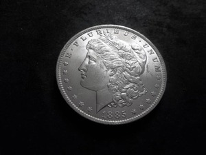 1885 O Morgan Silver Dollar