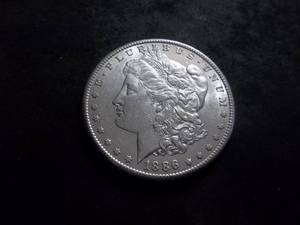 1886 S Morgan Silver Dollar