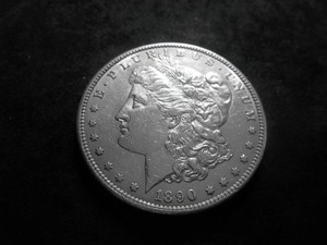 1890 S  Morgan Silver Dollar