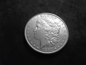 1891 Morgan Silver Dollar