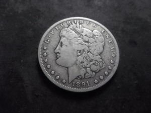 1891 O Morgan Silver Dollar