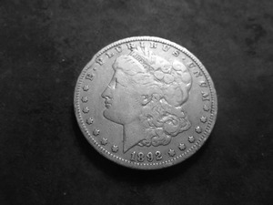 1892 O Morgan Silver Dollar