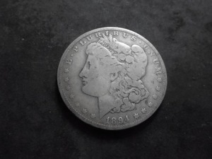 1894 O Morgan Silver Dollar