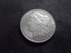 1897 S Morgan Silver Dollar