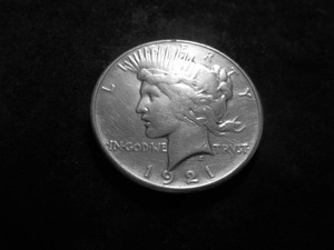 1921 Peace Silver Dollar