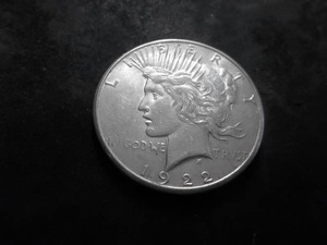 1922 S  Silver Peace Dollar