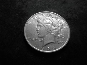 1924 Peace Silver Dollar