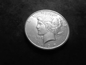 1925 S Peace Silver Dollar