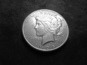 1928 Silver Peace Dollar