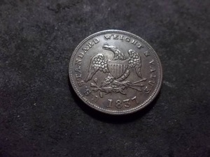 1837 Half Cent Token Rare