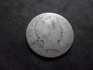 1901 Barber Half Dollar