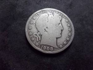 1908 Barber Half Dollar