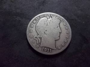 1911 Barber Half Dollar