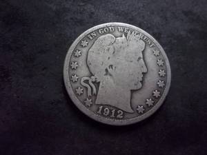 1912 Barber Half Dollar