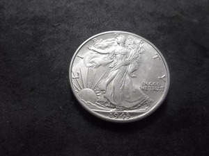 1943 D Walker Half Dollar