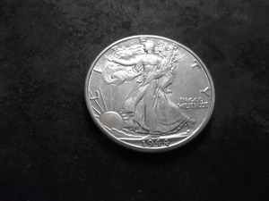 1944 D Walker Half Dollar