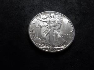 1945 D Walker Half Dollar