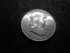 1948 D Franklin Half Dollar