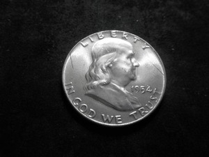 1954 Franklin Half Dollar