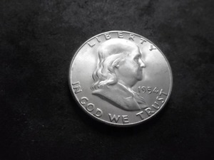 1954 D Franklin Half Dollar