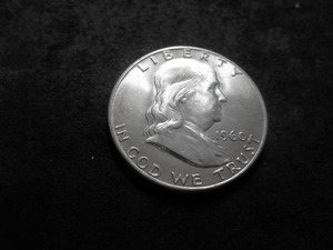 1960 D Franklin Half Dollar