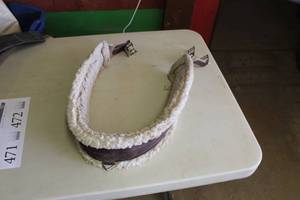 lot 472 image: Fleece Lined Leather English Girth Band 54L